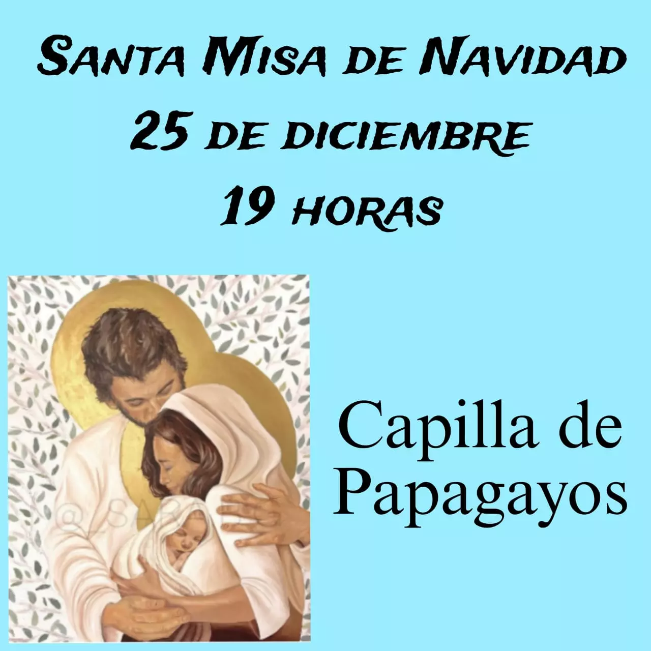 Misa Navidad - Papagayos