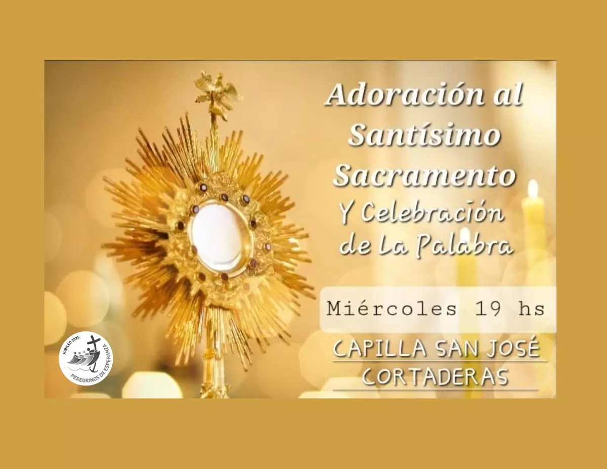 Adoración al Santísimo - Miércoles en Cortaderas Adoración al Santísimo en Capilla San José de Cortaderas, los miércoles a las 19:00 hs.