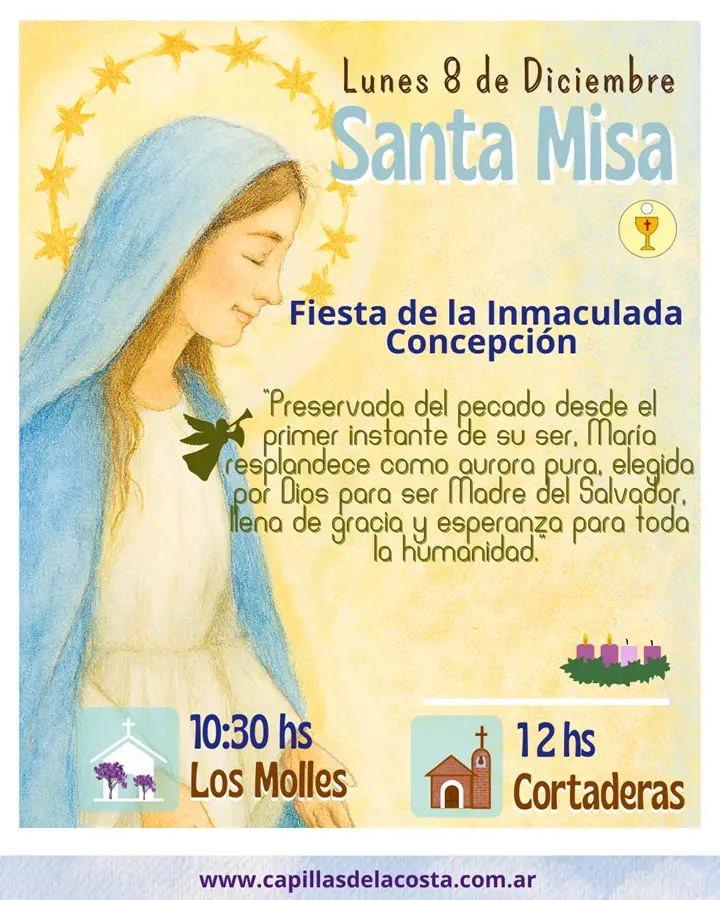 Misa 8 dic 2025